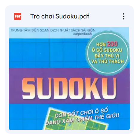 SÁCH SUDOKU VỚI HƠN 200 Ô SỐ SUDOKU ĐẦY THÚ VỊ VÀ THỬ THÁCH